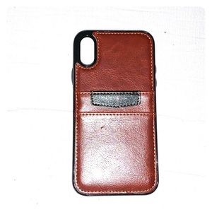 iPhone XR leather case